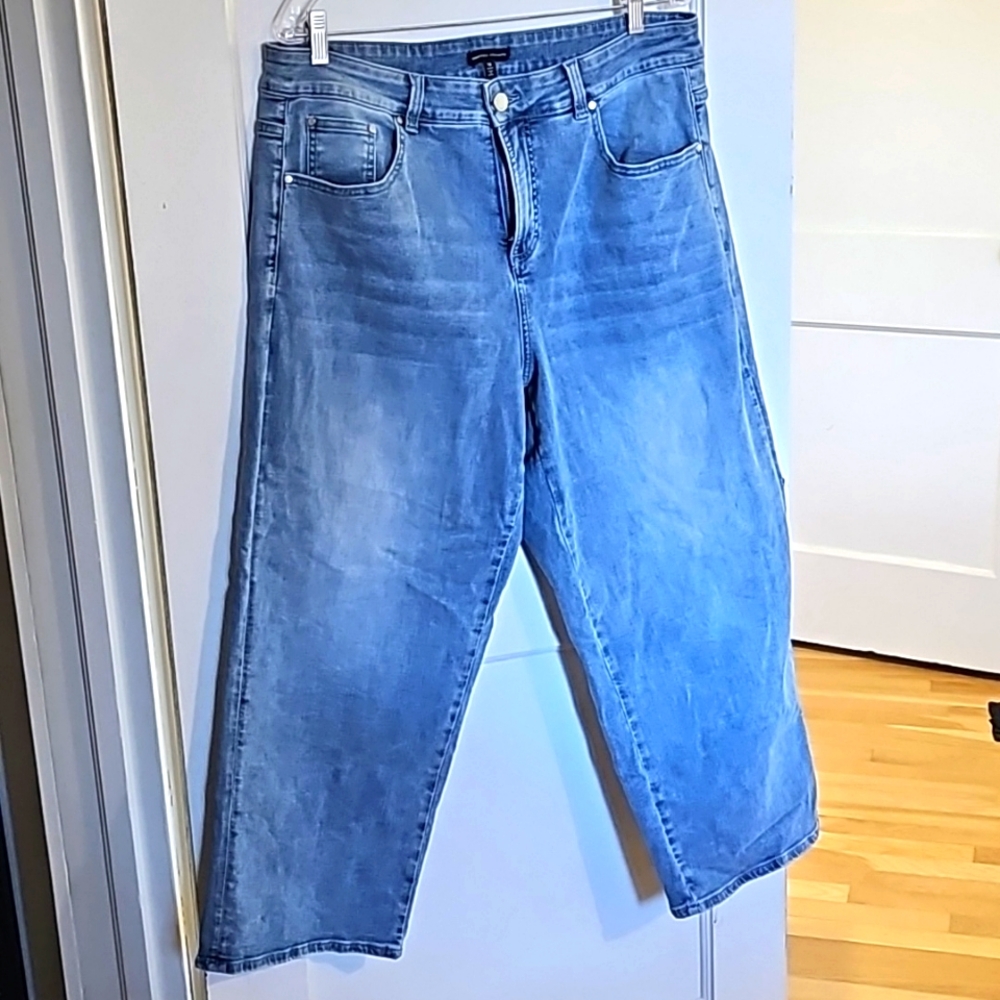 Universal Standard 12 wide leg jeans high rise
